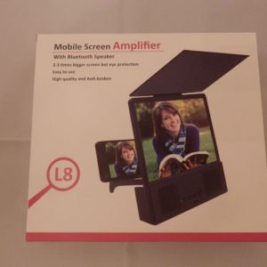 Mobile screen amplifier with power Bank and Bluetooth speaker