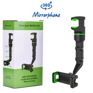 Universal clip phone holder