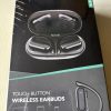 Touch button wireless earbuds